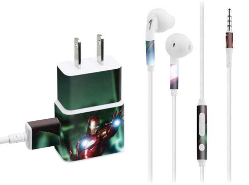 Marvel Tony Stark Iron Man Phone Charger Skin