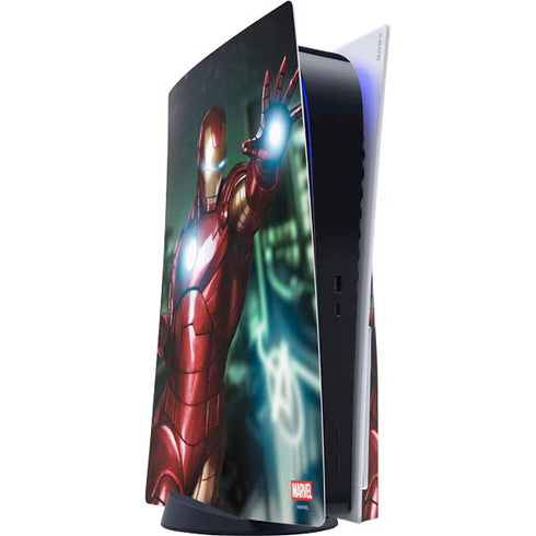 Marvel Tony Stark Iron Man PS5 Console Skin