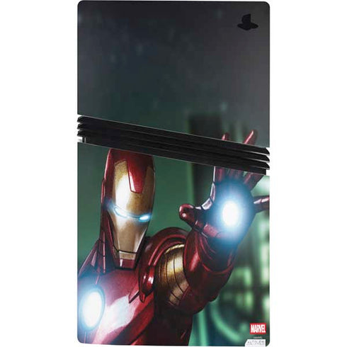 Marvel Tony Stark Iron Man PS5 Pro Console Skin
