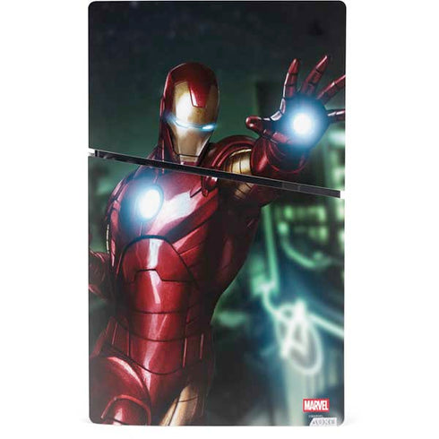 Marvel Tony Stark Iron Man PS5 Slim Digital Edition Bundle Skin