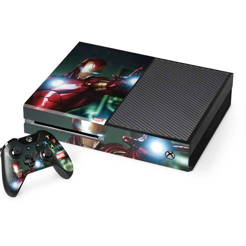 Marvel Tony Stark Iron Man Xbox One Console and Controller Bundle Skin