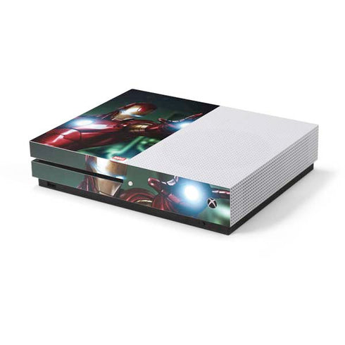 Marvel Tony Stark Iron Man Xbox One S Console Skin