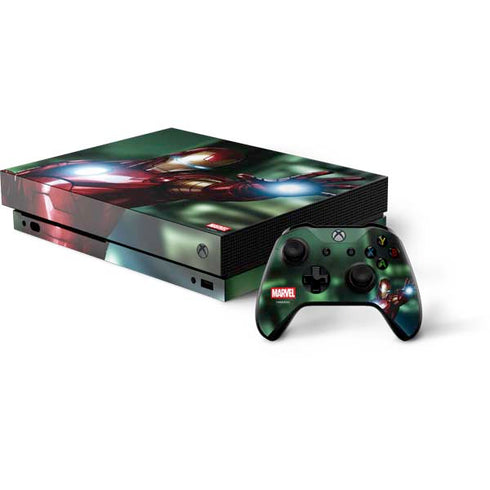 Marvel Tony Stark Iron Man Xbox One X Bundle Skin