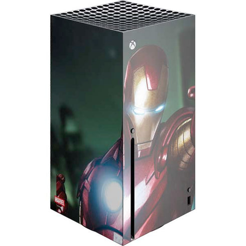 Marvel Tony Stark Iron Man Xbox Series X Console Skin