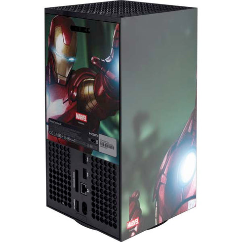 Marvel Tony Stark Iron Man Xbox Series X Console Skin