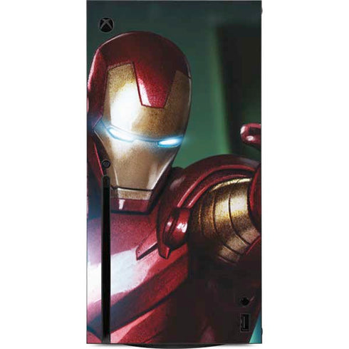 Marvel Tony Stark Iron Man Xbox Series X Console Skin