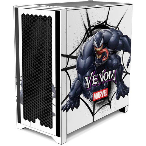 Marvel Venom Reaching Forward Corsair 4000D Tempered Glass Mid-Tower ATX Case Skin
