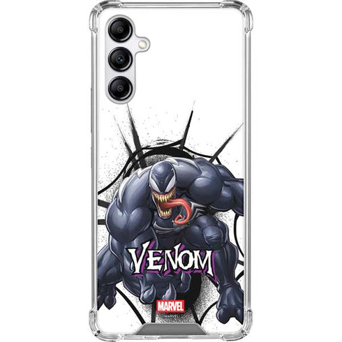 Marvel Venom Reaching Forward Galaxy A14 5G Clear Case