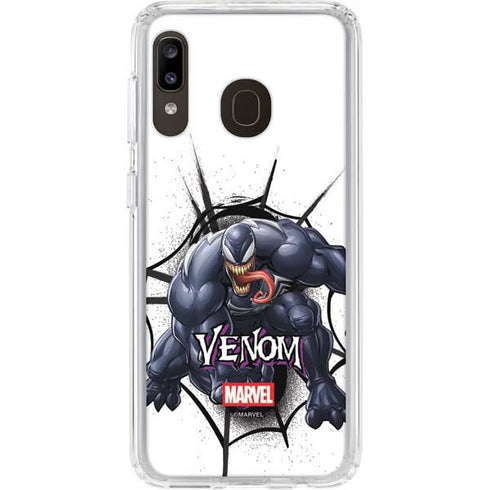 Marvel Venom Reaching Forward Galaxy A20 Clear Case