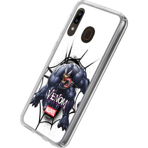 Marvel Venom Reaching Forward Galaxy A20 Clear Case