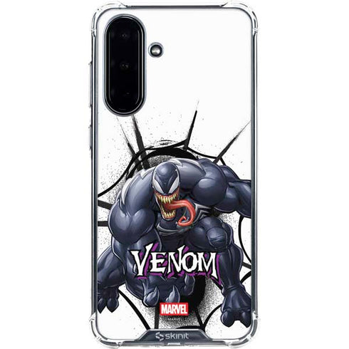 Marvel Venom Reaching Forward Galaxy A36 5G Clear Case