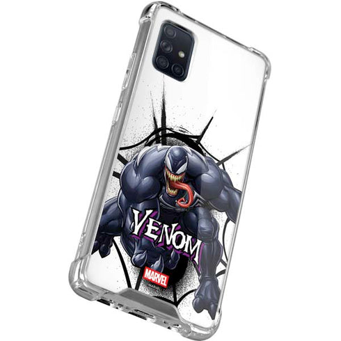 Marvel Venom Reaching Forward Galaxy A51 5G Clear Case