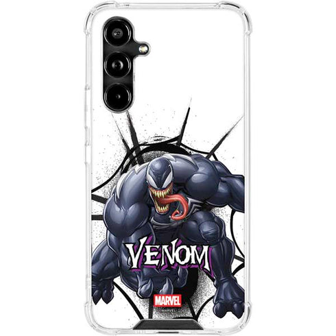 Marvel Venom Reaching Forward Galaxy A54 5G Clear Case