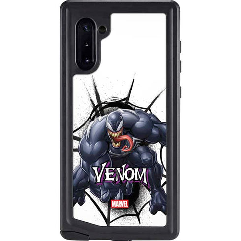 Marvel Venom Reaching Forward Galaxy Note 10 Waterproof Case