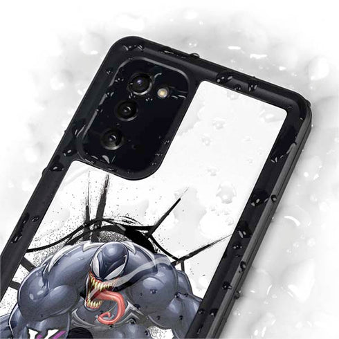 Marvel Venom Reaching Forward Galaxy Note20 5G Waterproof Case