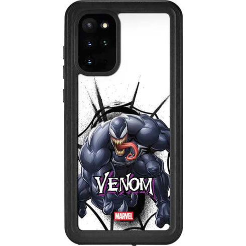 Marvel Venom Reaching Forward Galaxy S20 Plus Waterproof Case