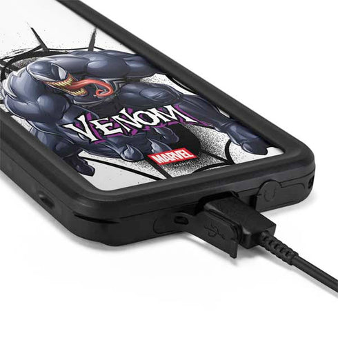 Marvel Venom Reaching Forward Galaxy S20 Plus Waterproof Case
