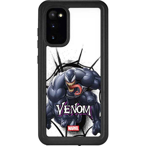 Marvel Venom Reaching Forward Galaxy S20 Waterproof Case