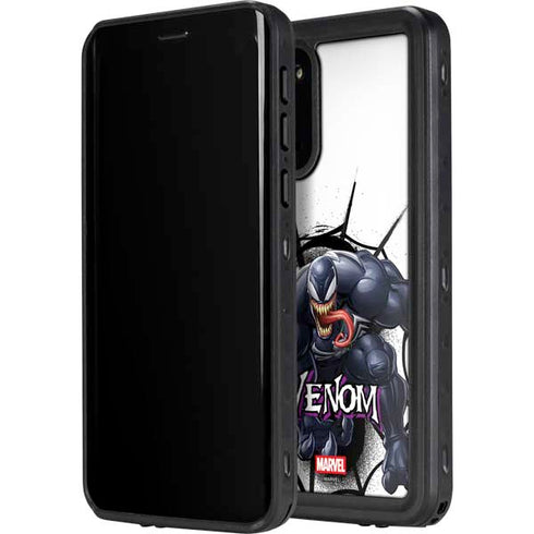 Marvel Venom Reaching Forward Galaxy S20 Waterproof Case