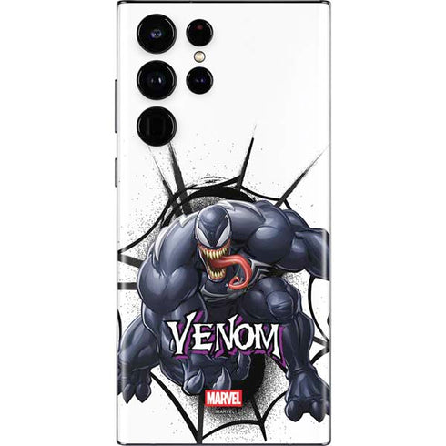 Marvel Venom Reaching Forward Galaxy S22 Ultra Skin