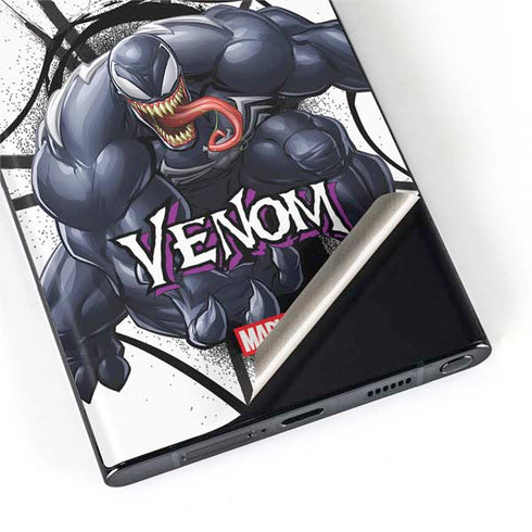 Marvel Venom Reaching Forward Galaxy S22 Ultra Skin