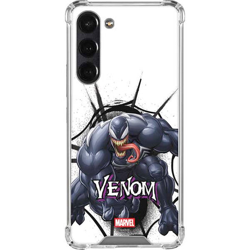 Marvel Venom Reaching Forward Galaxy S23 Plus Clear Case