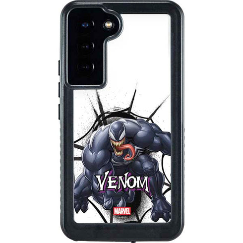 Marvel Venom Reaching Forward Galaxy S23 Plus Waterproof Case