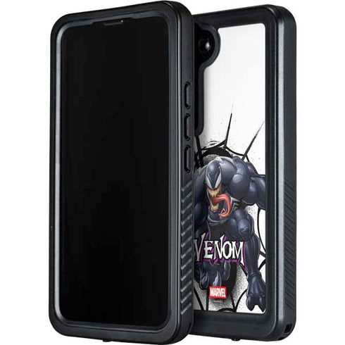 Marvel Venom Reaching Forward Galaxy S23 Plus Waterproof Case