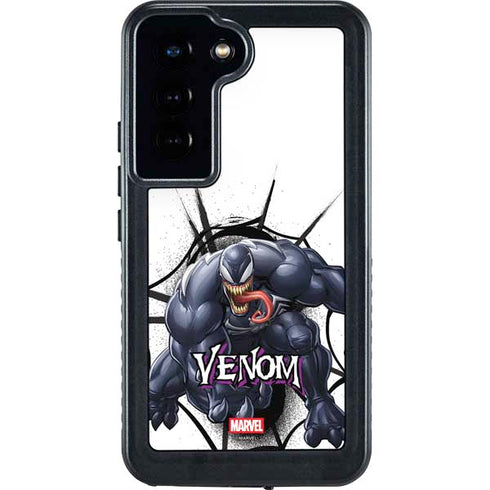 Marvel Venom Reaching Forward Galaxy S23 Waterproof Case