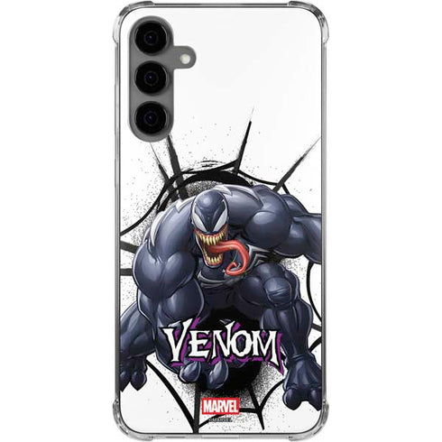 Marvel Venom Reaching Forward Galaxy S24 Plus Clear Case