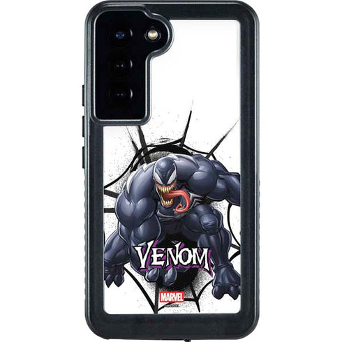 Marvel Venom Reaching Forward Galaxy S24 Plus Waterproof Case