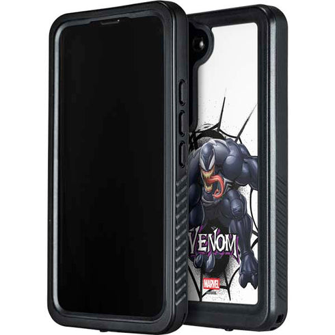 Marvel Venom Reaching Forward Galaxy S24 Plus Waterproof Case