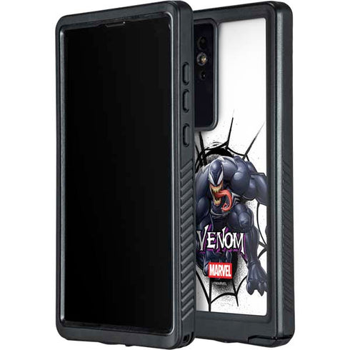 Marvel Venom Reaching Forward Galaxy S24 Ultra Waterproof Case