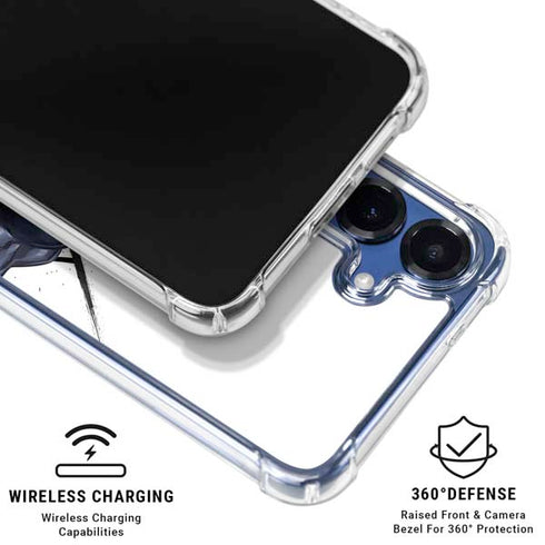 Marvel Venom Reaching Forward Galaxy S25 Clear Case