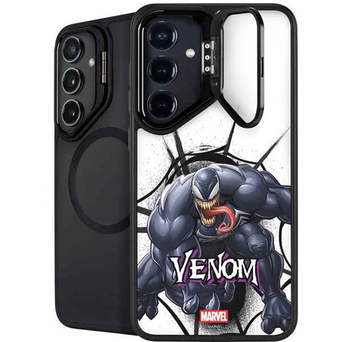 Marvel Venom Reaching Forward Galaxy S25 Kickstand Case