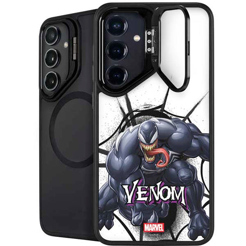 Marvel Venom Reaching Forward Galaxy S25 Plus Kickstand Case