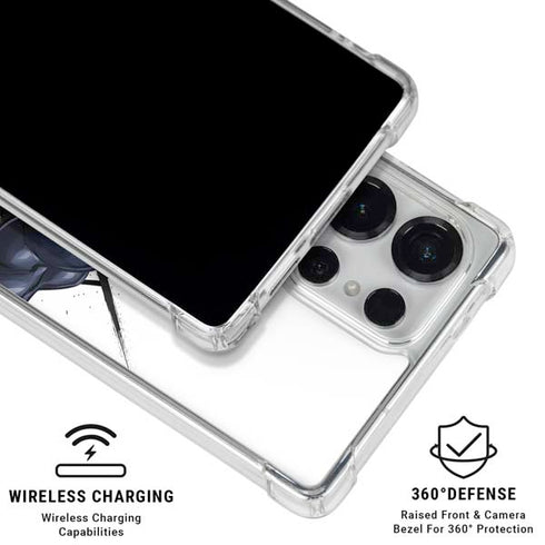Marvel Venom Reaching Forward Galaxy S25 Ultra Clear Case