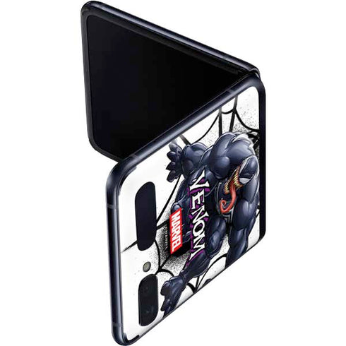 Marvel Venom Reaching Forward Galaxy Z Flip Skin