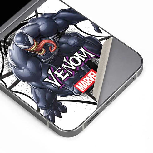 Marvel Venom Reaching Forward Galaxy Z Flip6 Skin