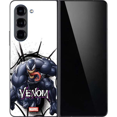 Marvel Venom Reaching Forward Galaxy Z Fold5 5G Skin