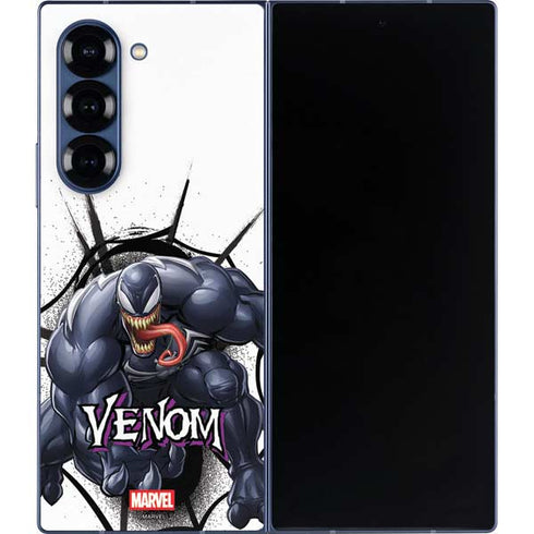 Marvel Venom Reaching Forward Galaxy Z Fold6 Skin