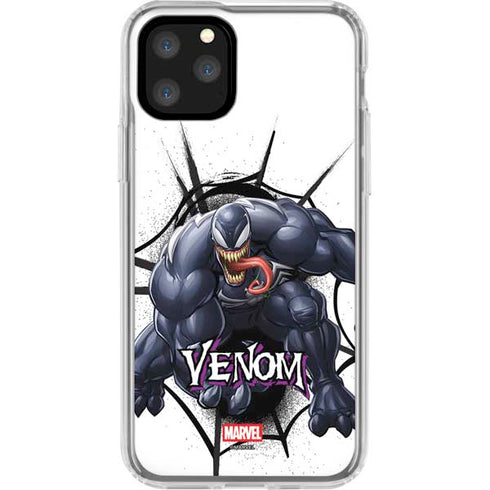 Marvel Venom Reaching Forward iPhone 11 Pro Clear Case