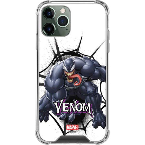 Marvel Venom Reaching Forward iPhone 11 Pro Max Clear Case