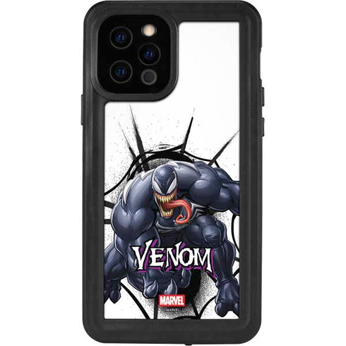 Marvel Venom Reaching Forward iPhone 12 Pro Waterproof Case