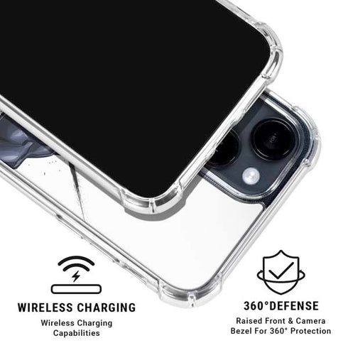 Marvel Venom Reaching Forward iPhone 14 Plus Clear Case