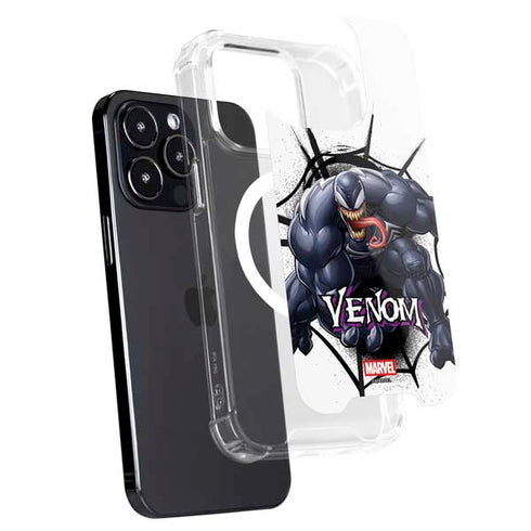 Marvel Venom Reaching Forward iPhone 14 Pro MagSafe Case