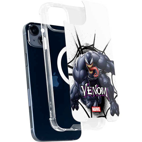 Marvel Venom Reaching Forward iPhone 15 Plus MagSafe Case