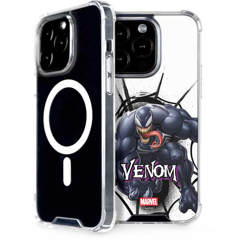 Marvel Venom Reaching Forward iPhone 15 Pro MagSafe Case