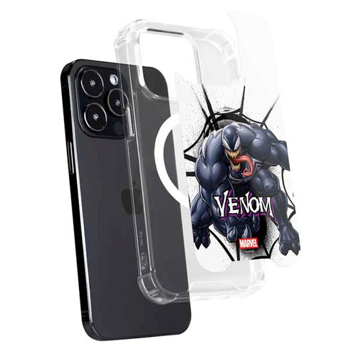 Marvel Venom Reaching Forward iPhone 15 Pro MagSafe Case