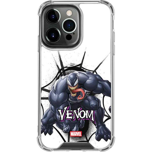 Marvel Venom Reaching Forward iPhone 15 Pro Max Clear Case